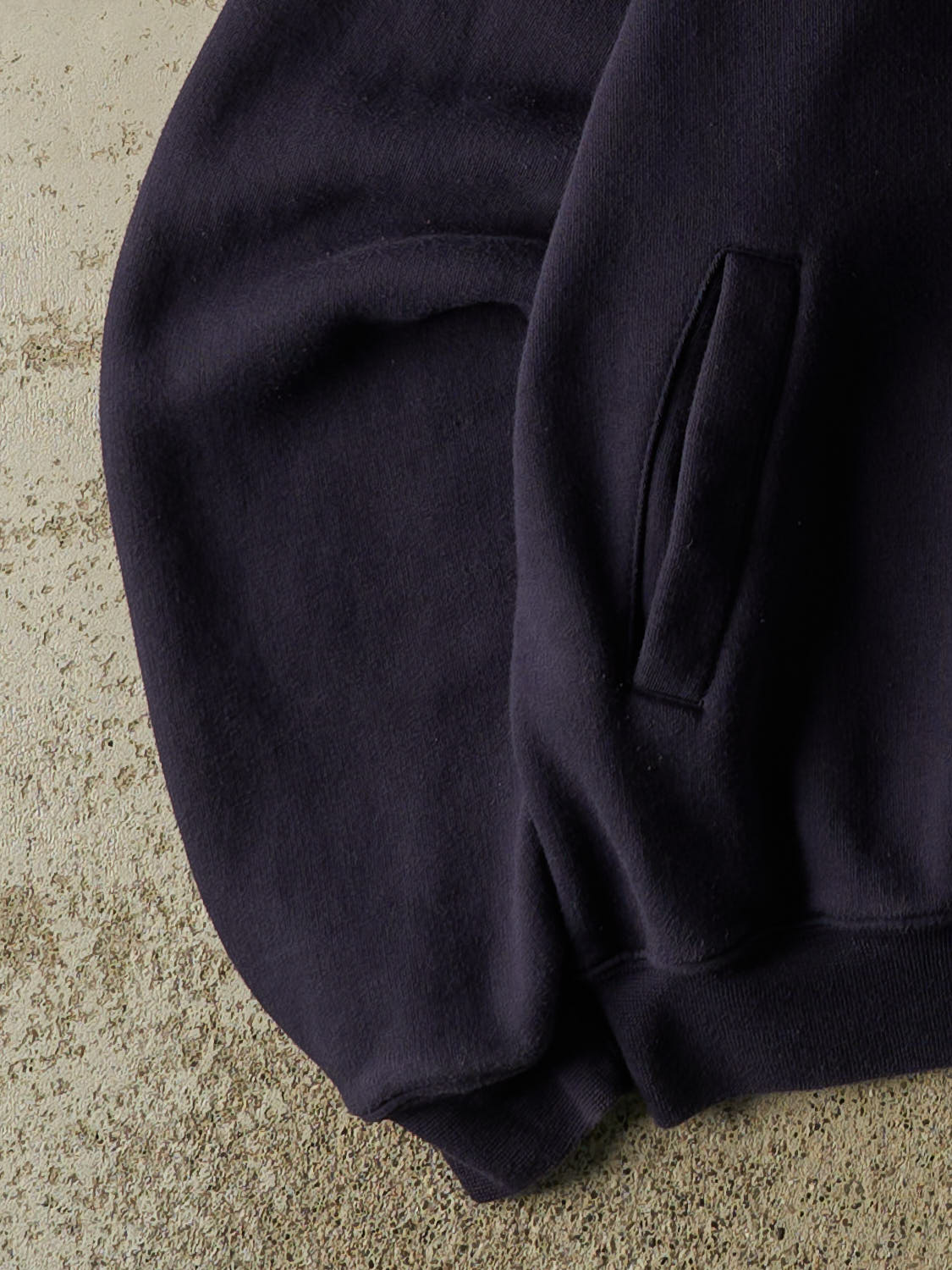 Vintage 90s Navy Blue Arnold Palmer Embroidered Zip Up Sweater (M)