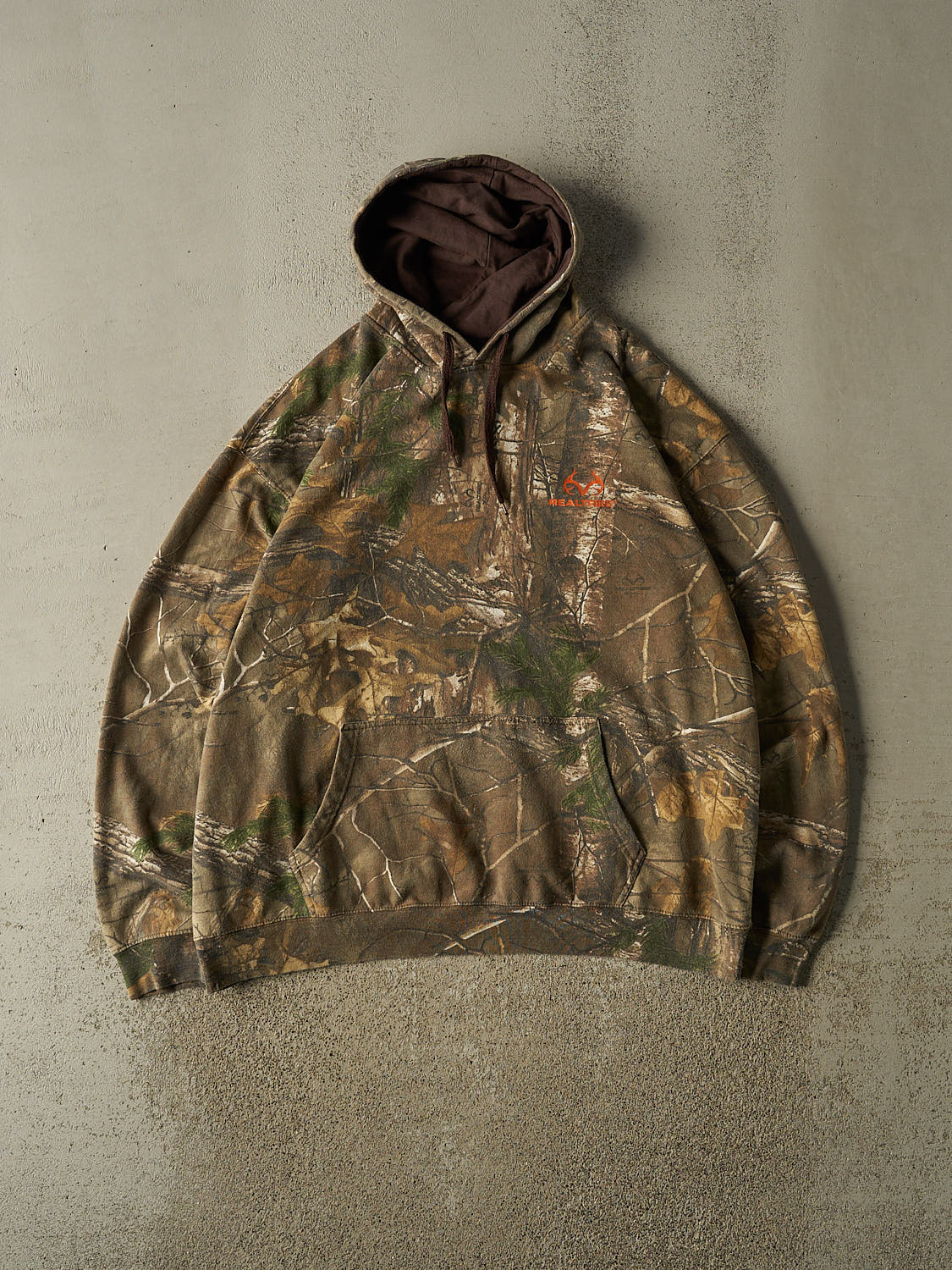Vintage Y2K Camo Realtree Logo Hoodie (XXL/XXXL)