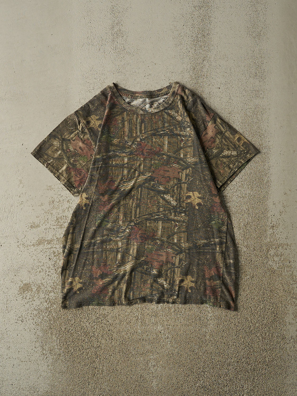 Vintage Y2K Camo Blank Tee (M)