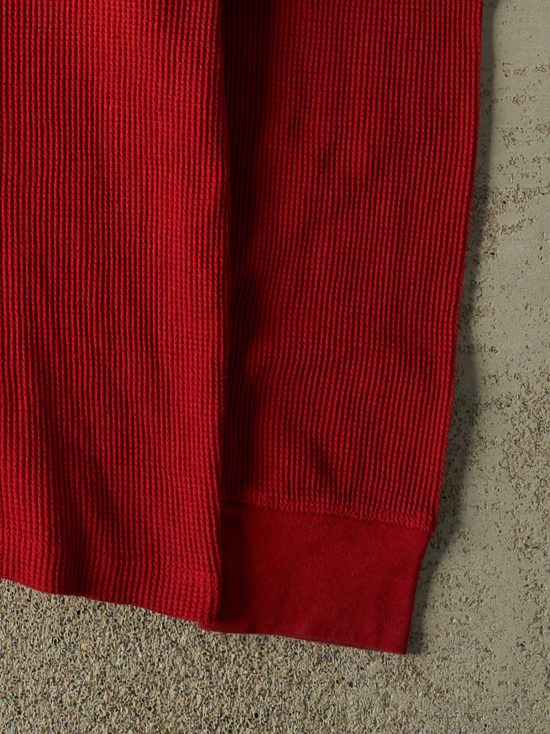 Vintage 90s Red Tommy Hilfiger Thermal Long Sleeve (XL)