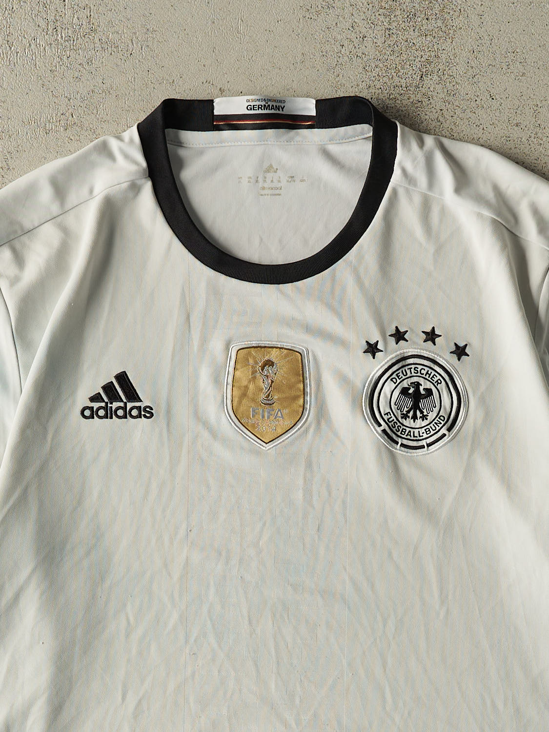Vintage 14' White Germany Fifa World Cup Champions Jersey (XL)