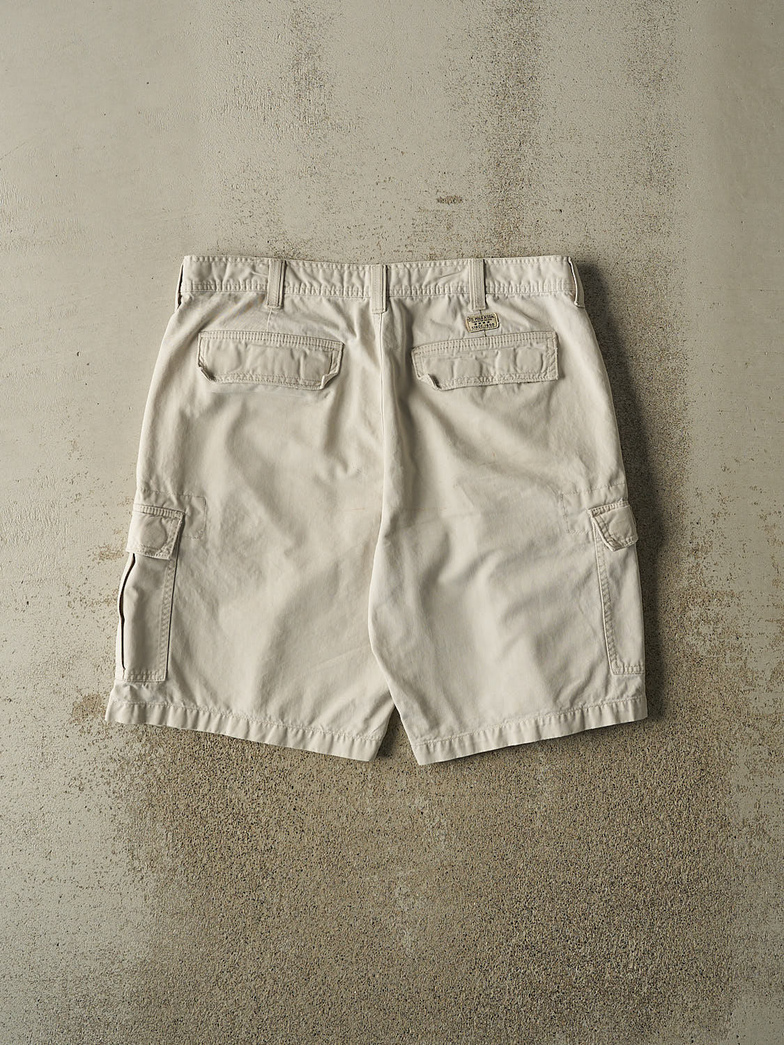 Vintage 90s Beige US Polo Assn Cargo Shorts (38x10.5)