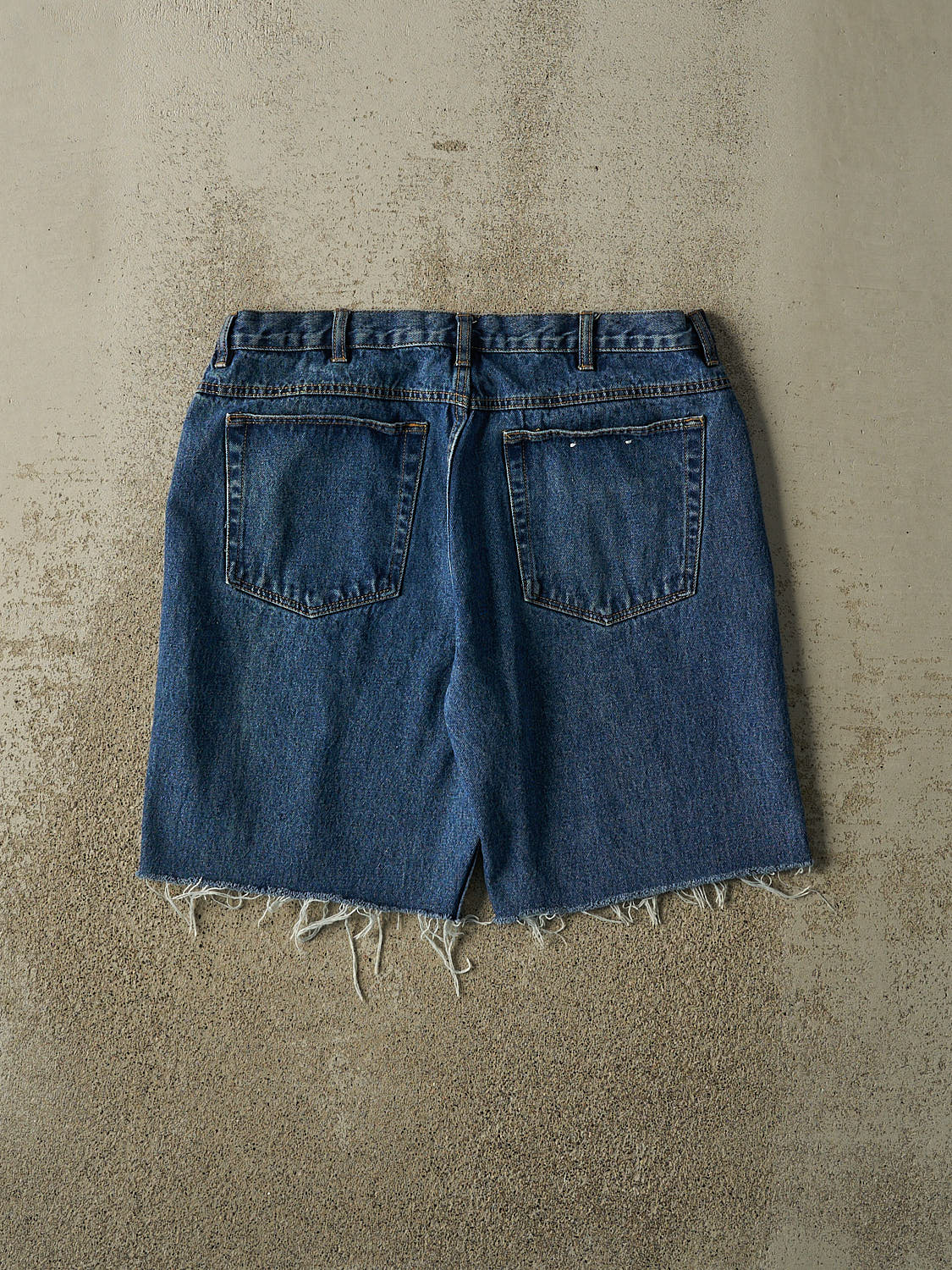 Vintage 90s Dark Wash Penmans Cut Off Jean Shorts (37x9.5)