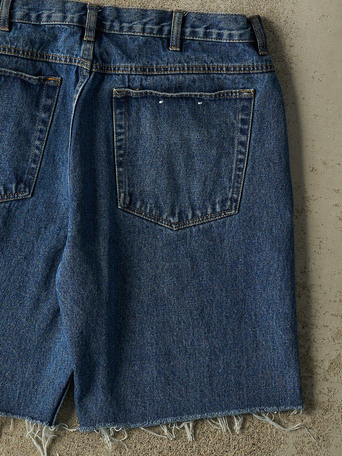 Vintage 90s Dark Wash Penmans Cut Off Jean Shorts (37x9.5)