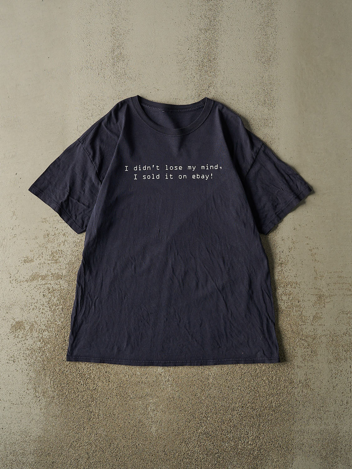 Vintage Y2K Navy Blue "Sold It On Ebay" Tee (L/XL)