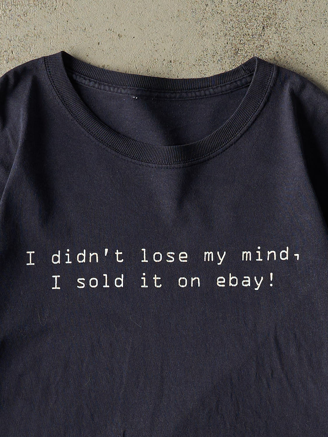 Vintage Y2K Navy Blue "Sold It On Ebay" Tee (L/XL)