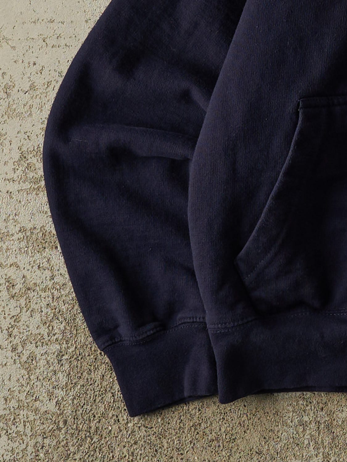 Vintage Y2K Navy Blue Ocean City Maryland Hoodie (XXS)