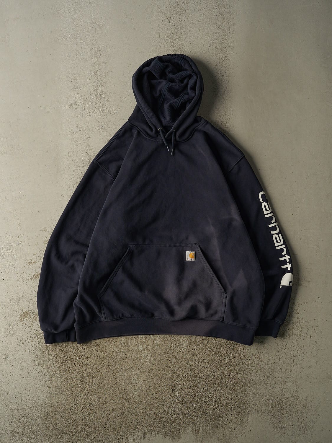 Vintage Y2K Navy Blue Carhartt Hoodie (XXL/XXXL)