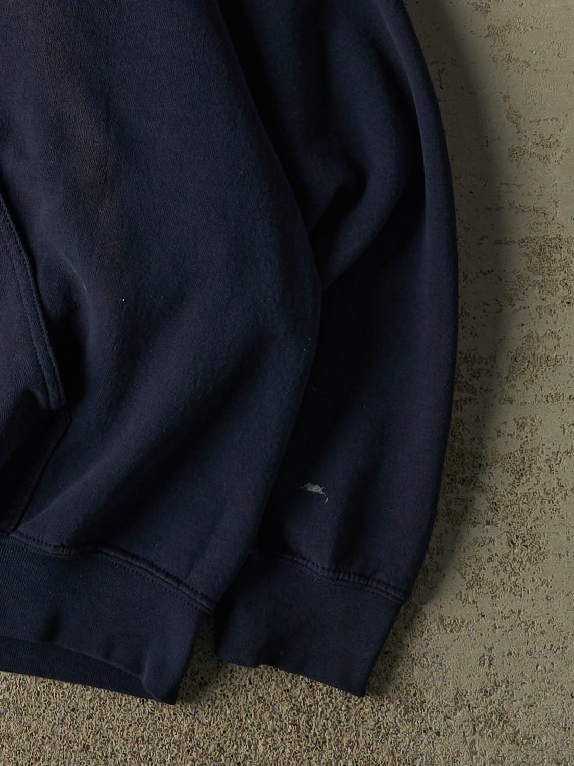 Vintage 90s Sun Faded Navy Minnesota Embroidered Hoodie (L/XL)