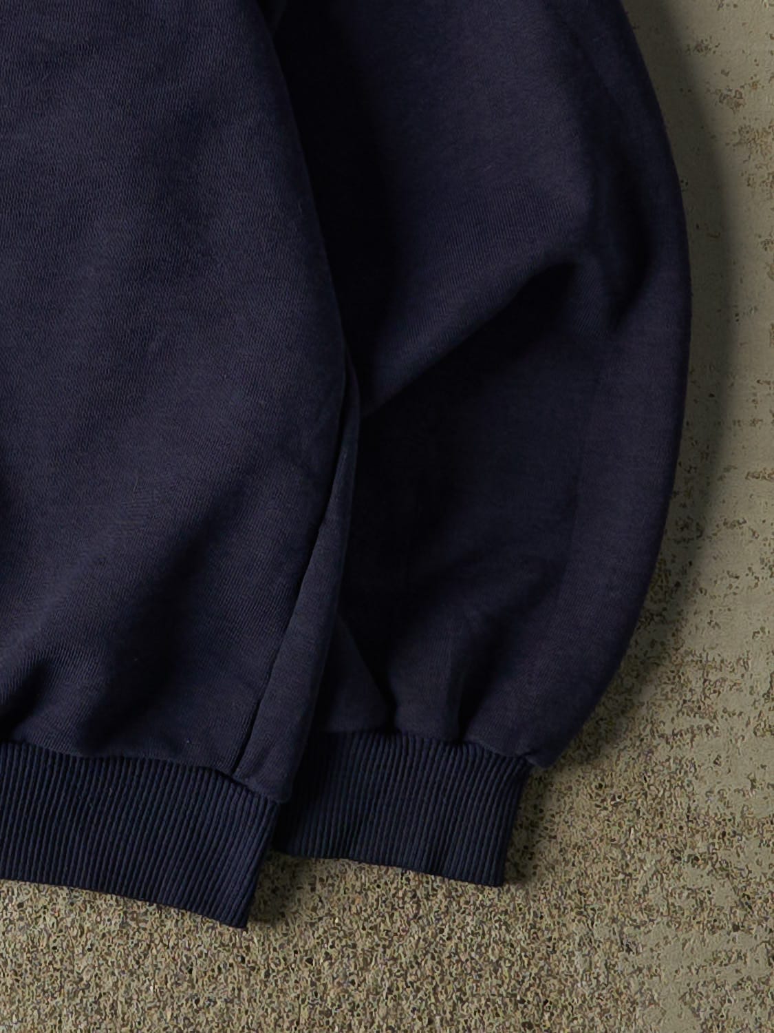 Vintage 80s Navy Blue Puma Embroidered Crewneck (XS)