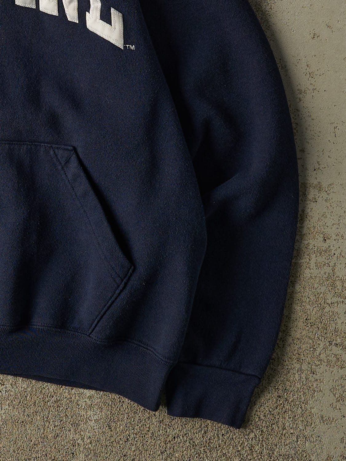 Vintage Y2K Navy Blue UC Irvine Embroidered Hoodie (XS)