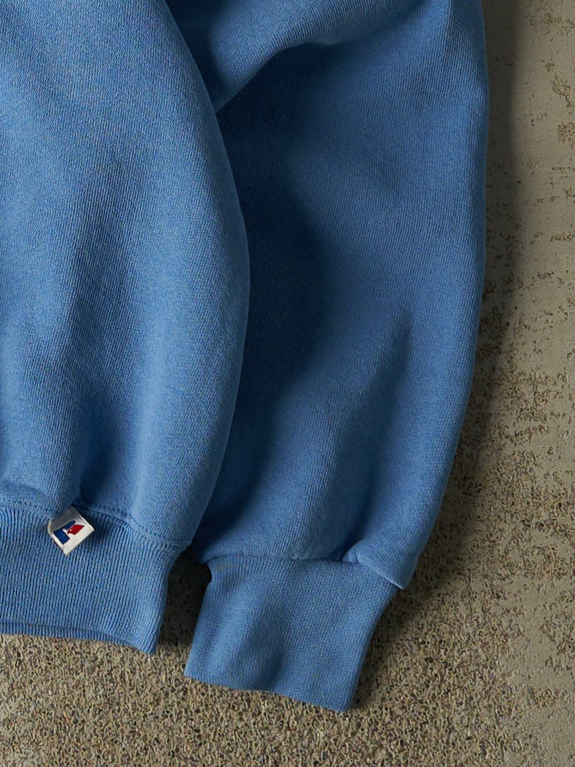 Vintage 90s Baby Blue Russell Athletic Iowa Crewneck (XS)
