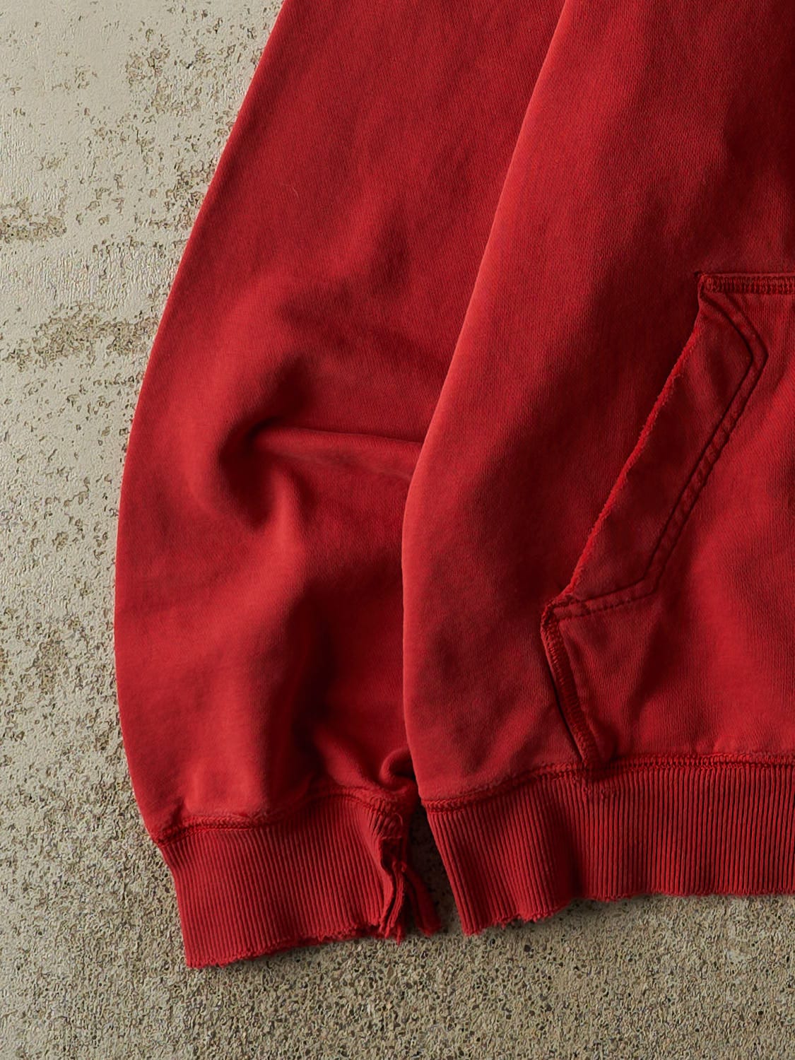 Vintage 90s Red Nike Embroidered Swoosh Hoodie (L/XL)