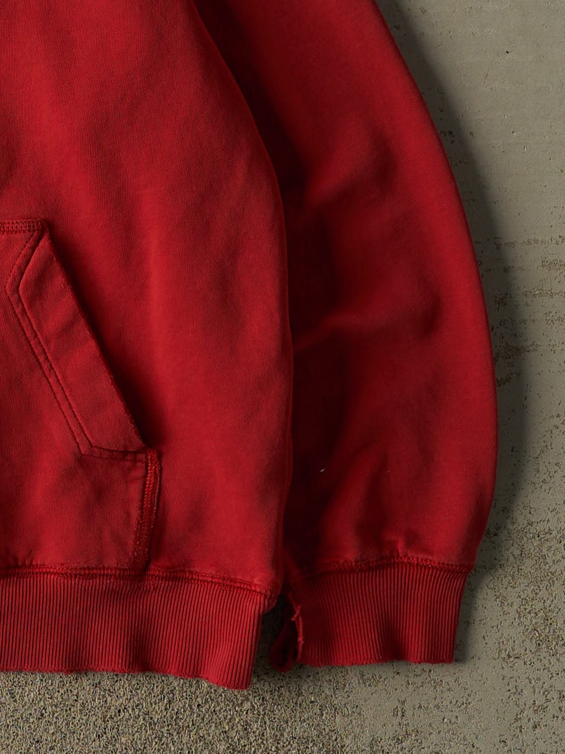 Vintage 90s Red Nike Embroidered Swoosh Hoodie (L/XL)