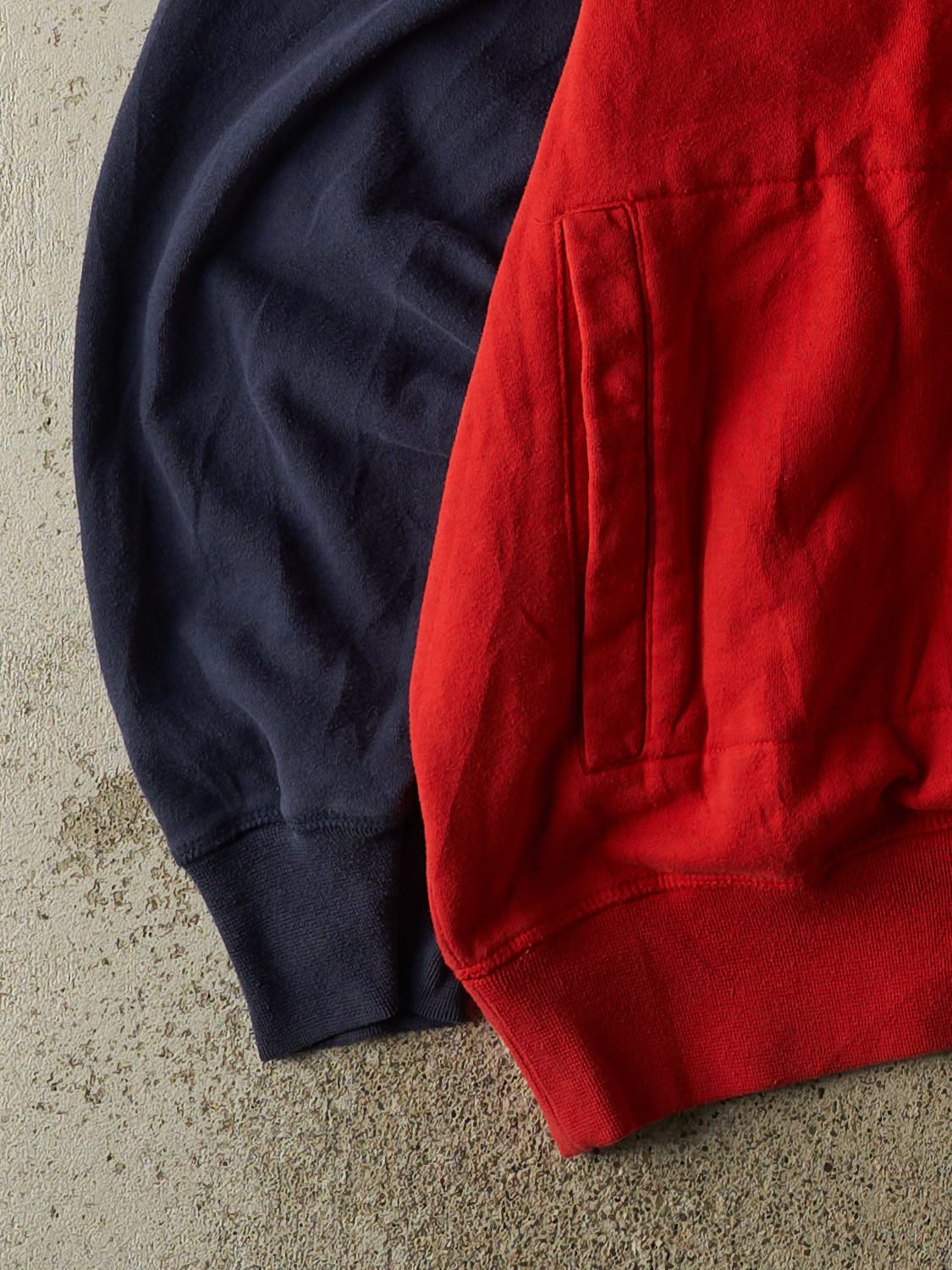 Vintage Y2K Red & Navy Washington Capitals Zip Up Hoodie (XXXL)