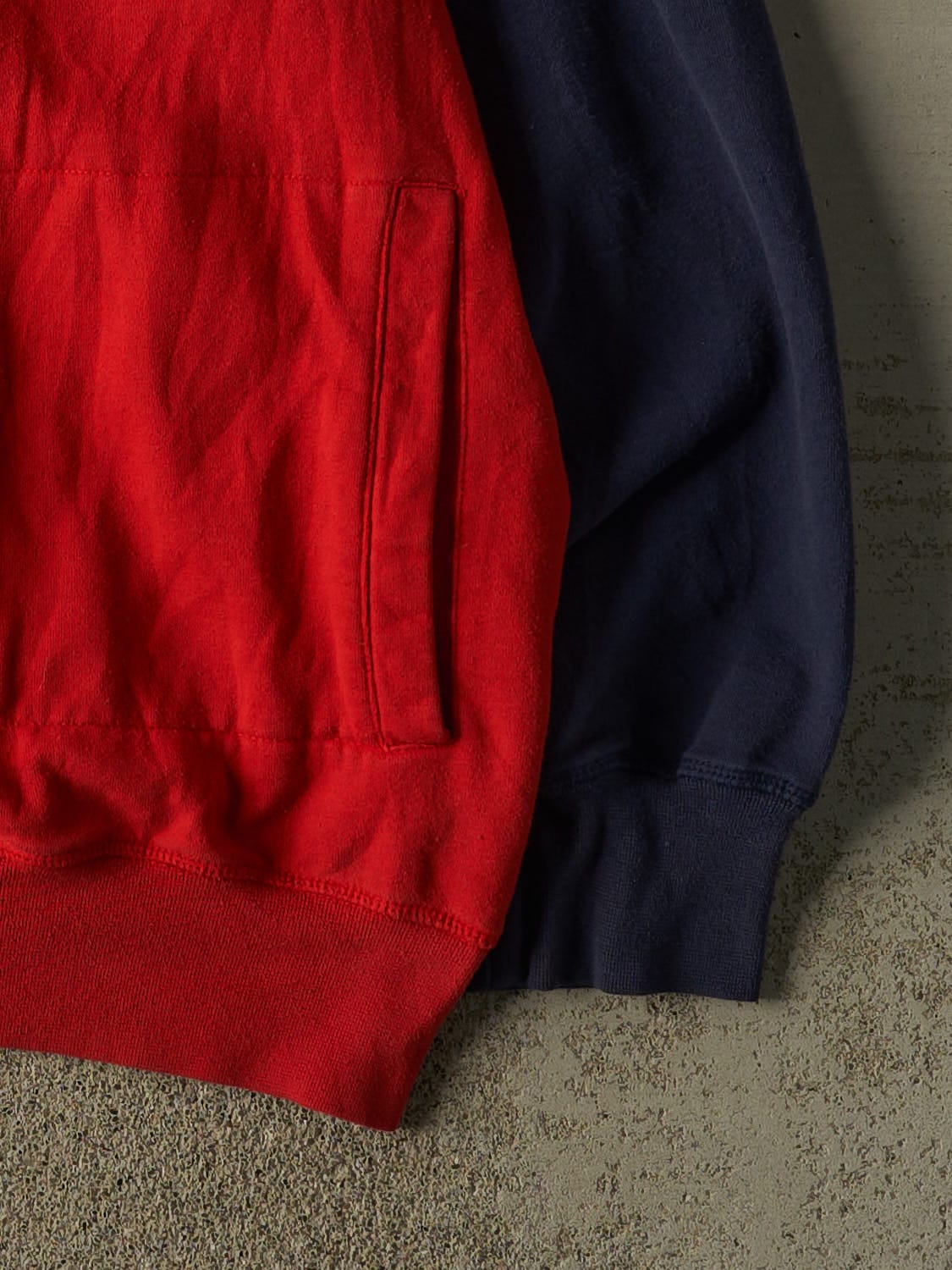 Vintage Y2K Red & Navy Washington Capitals Zip Up Hoodie (XXXL)