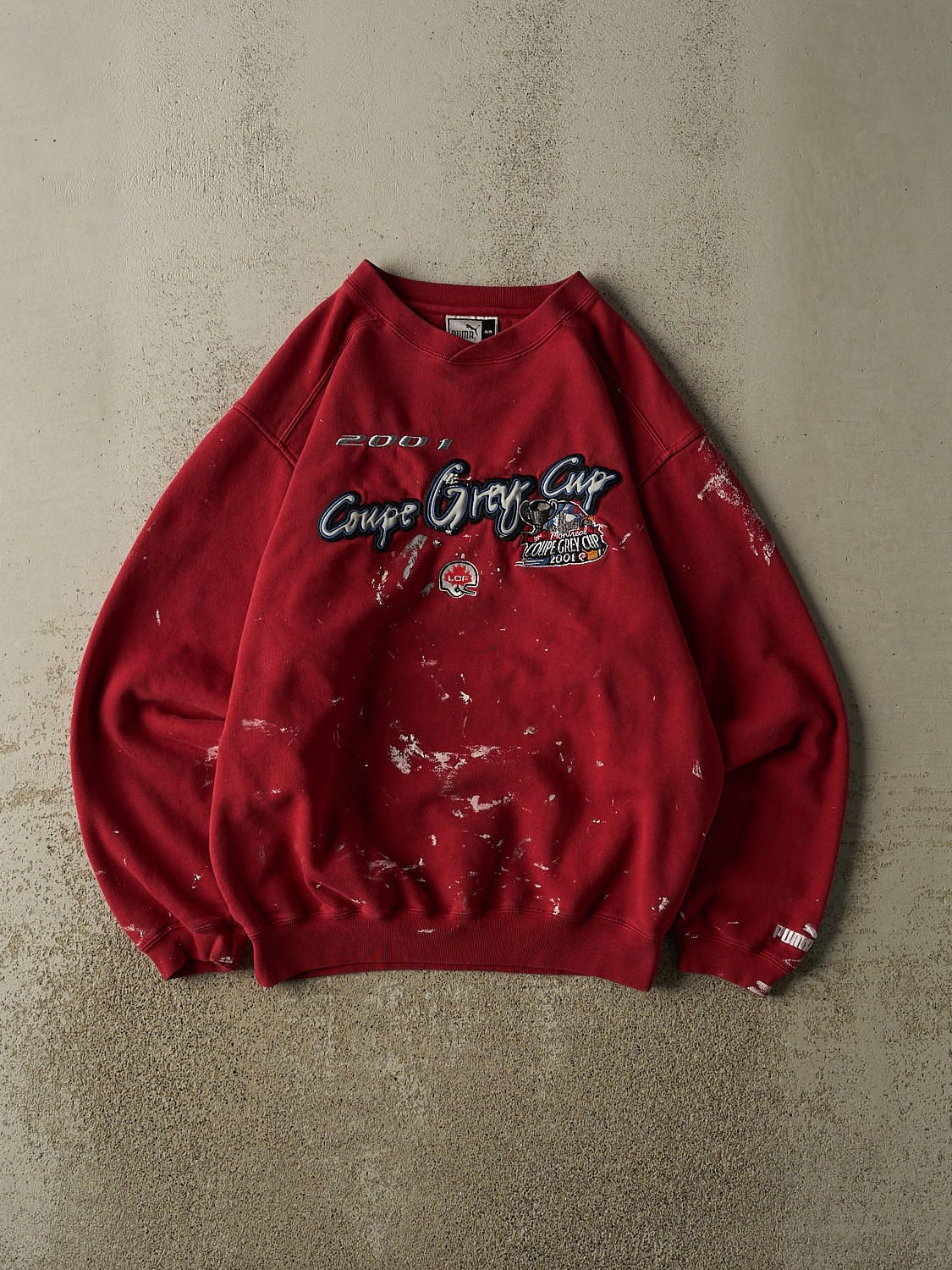 Vintage 01' Burgundy CFL Grey Cup Crewneck (S/M)