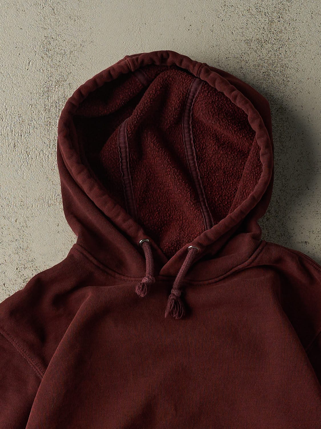 Vintage Y2K Burgundy Carhartt Hoodie (M)