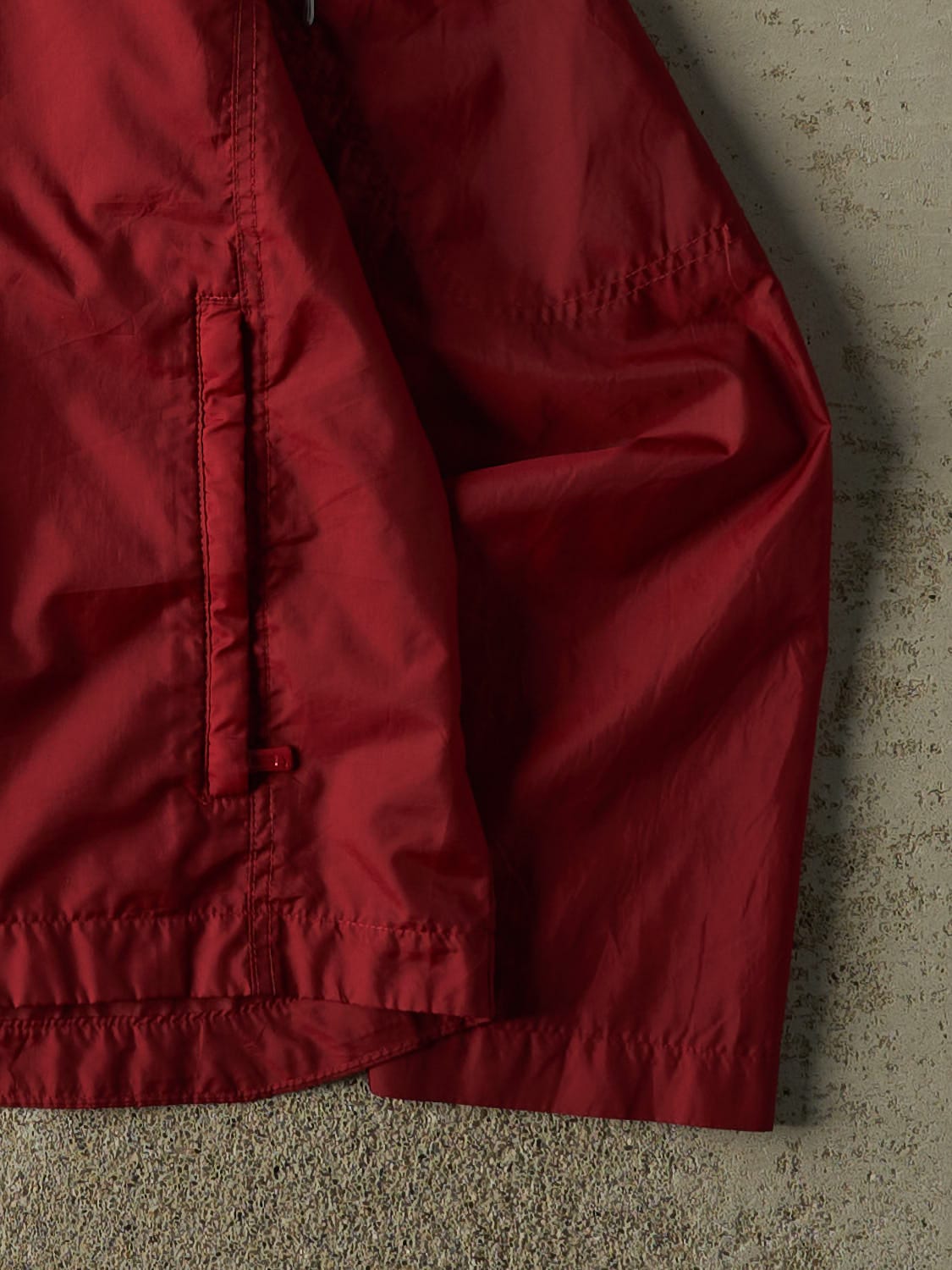 Vintage 90s Burgundy Nike Windbreaker Jacket (XS/S)