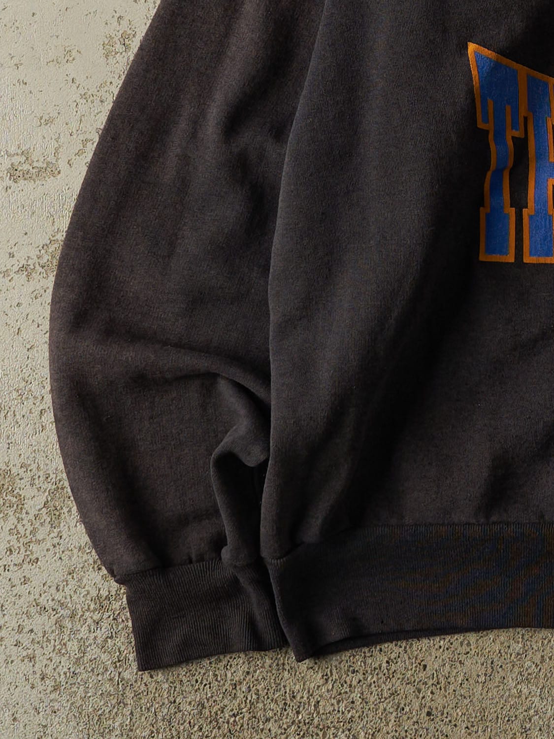 Vintage 80s Sun Faded Black University of the Rockies Crewneck (XL)