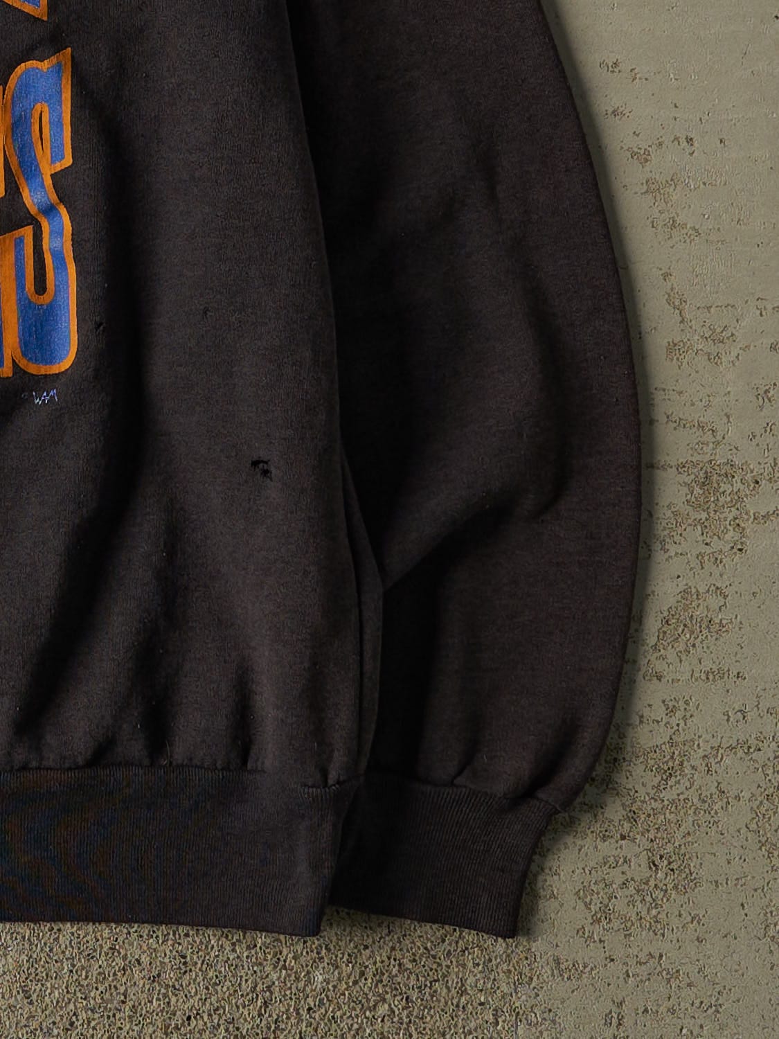 Vintage 80s Sun Faded Black University of the Rockies Crewneck (XL)