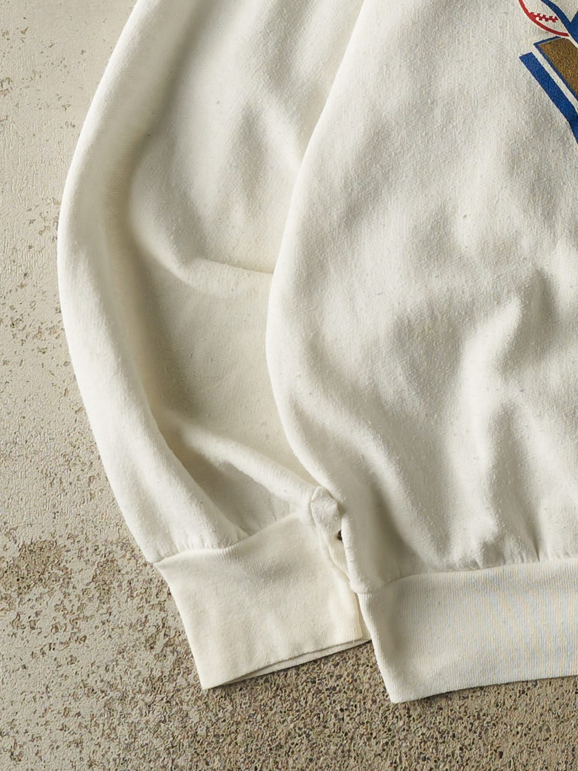 Vintage 93' White Toronto Blue Jays World Series Champion Crewneck (L)