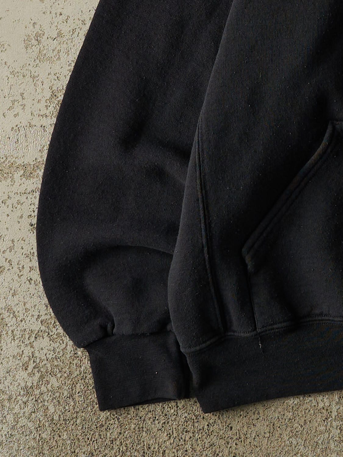 Vintage Y2K Black Russell Athletic Blank Hoodie (L)