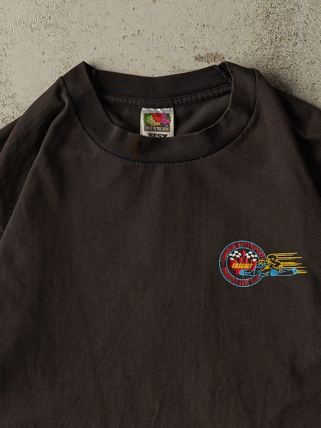 Vintage 90s Black Brencole Kart Club Tee (M)