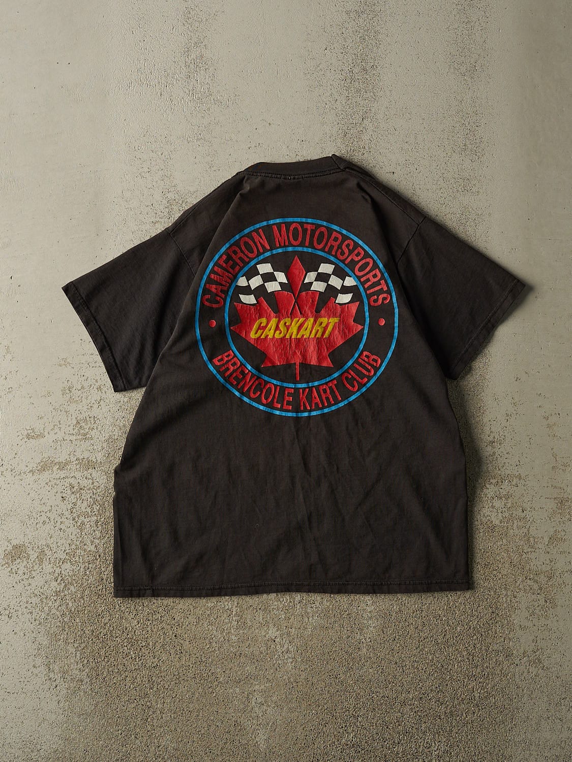 Vintage 90s Black Brencole Kart Club Tee (M)