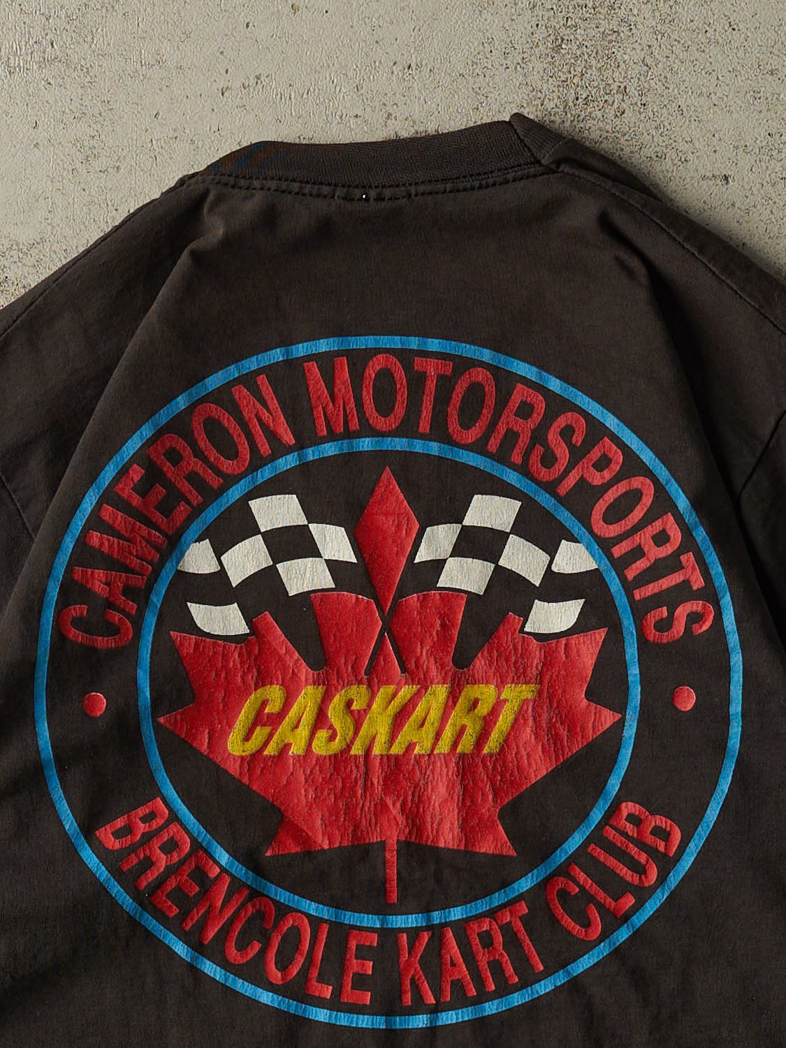 Vintage 90s Black Brencole Kart Club Tee (M)