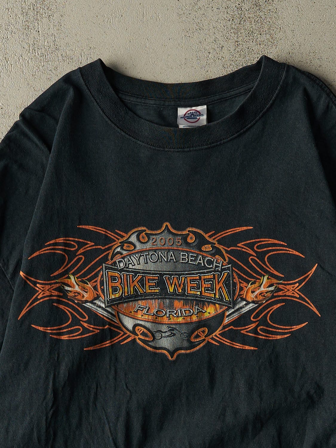 Vintage 05' Black Daytona Beach Bike Week Tee (XL)