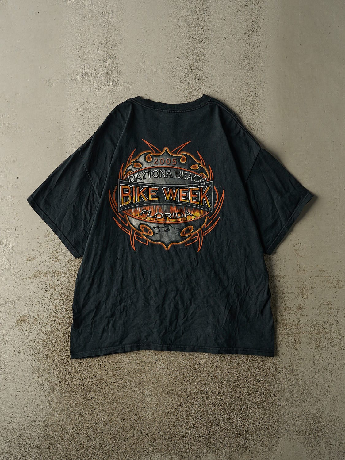 Vintage 05' Black Daytona Beach Bike Week Tee (XL)