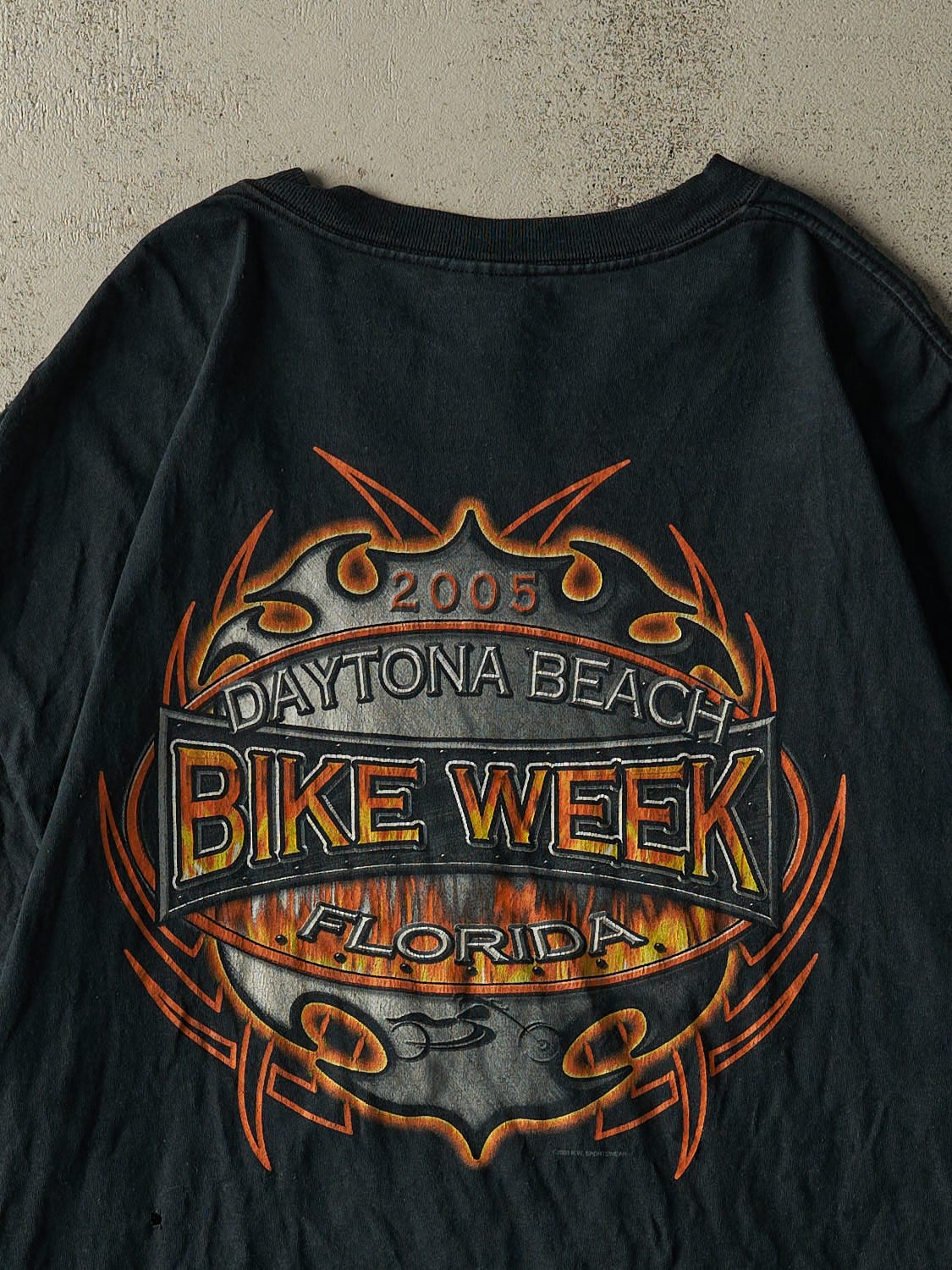 Vintage 05' Black Daytona Beach Bike Week Tee (XL)