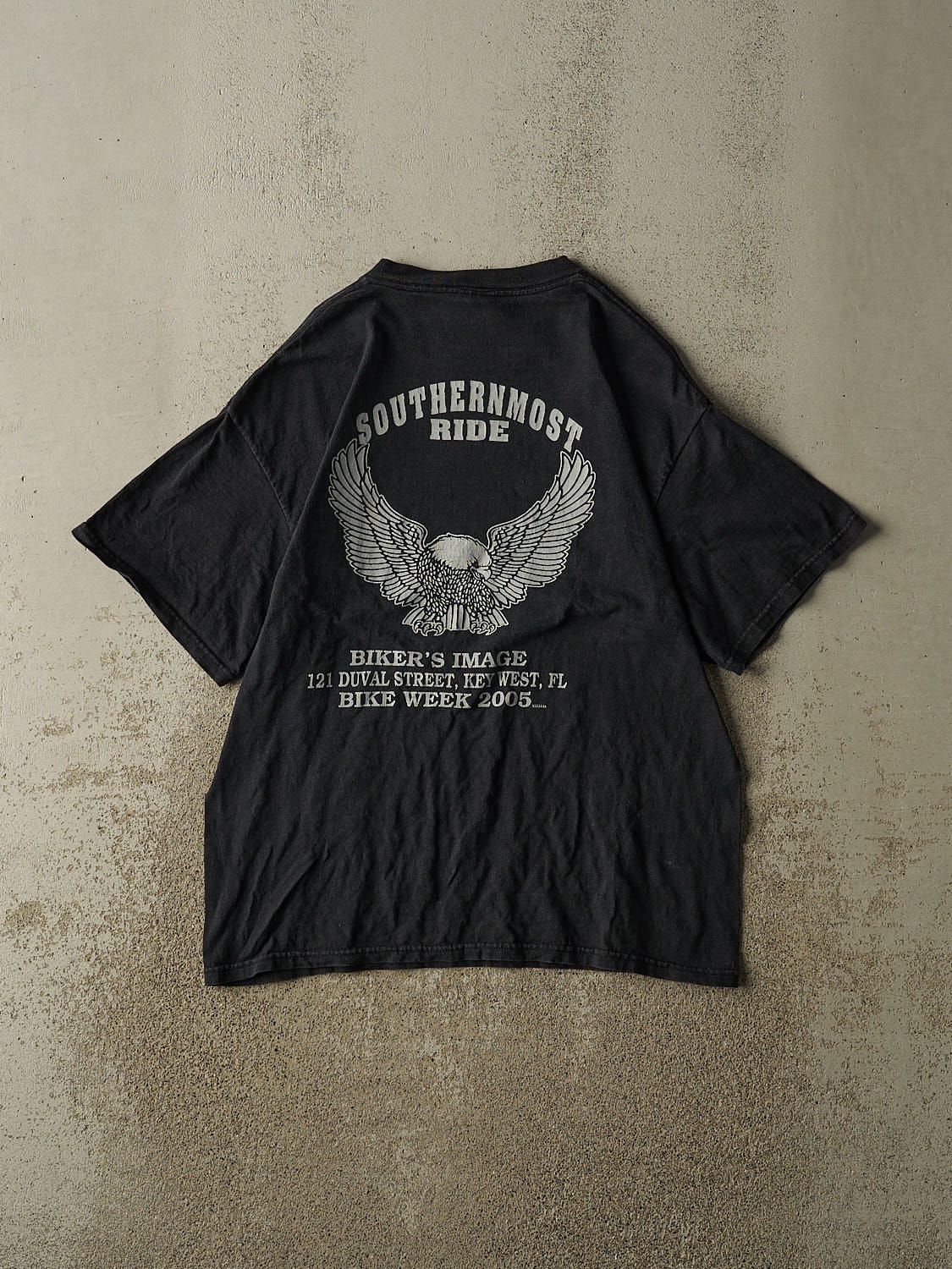 Vintage 05' Black Key West Florida Bike Week Tee (M)