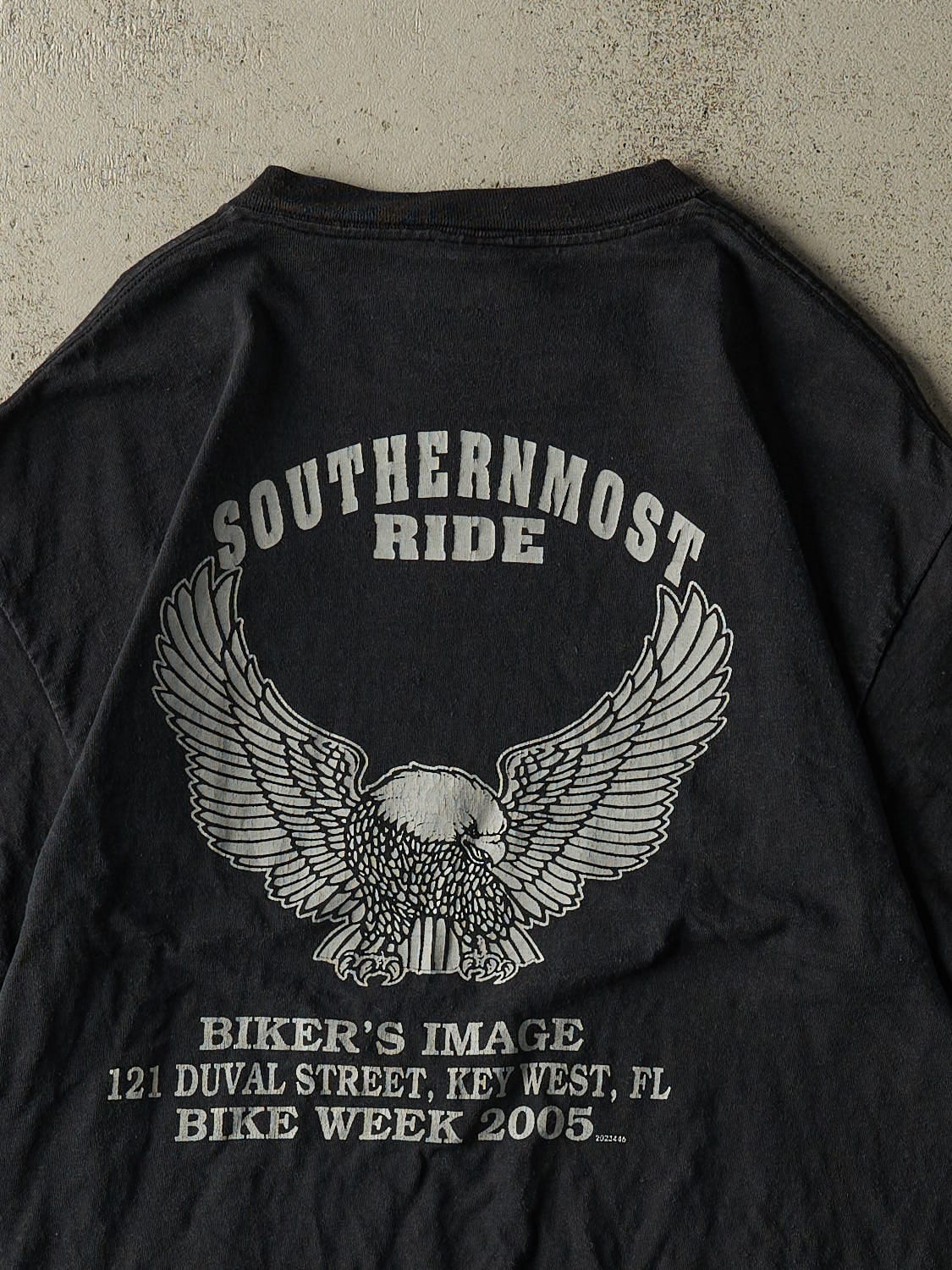 Vintage 05' Black Key West Florida Bike Week Tee (M)