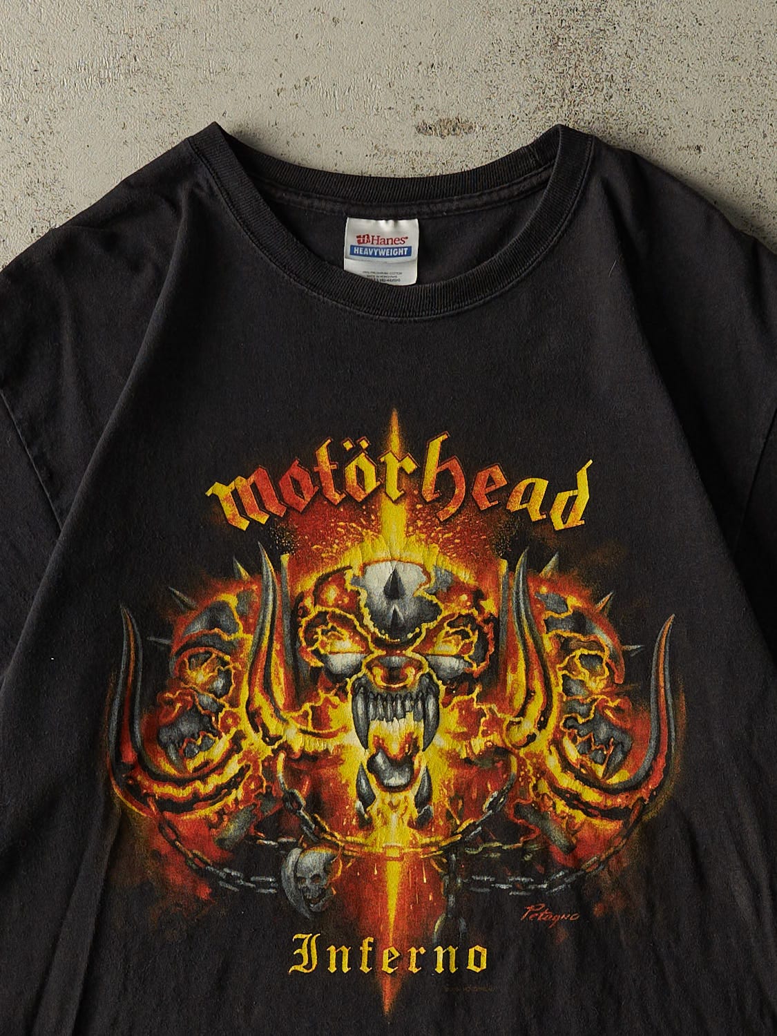 Vintage 04' Black Motorhead Inferno Band Tee (M/L)