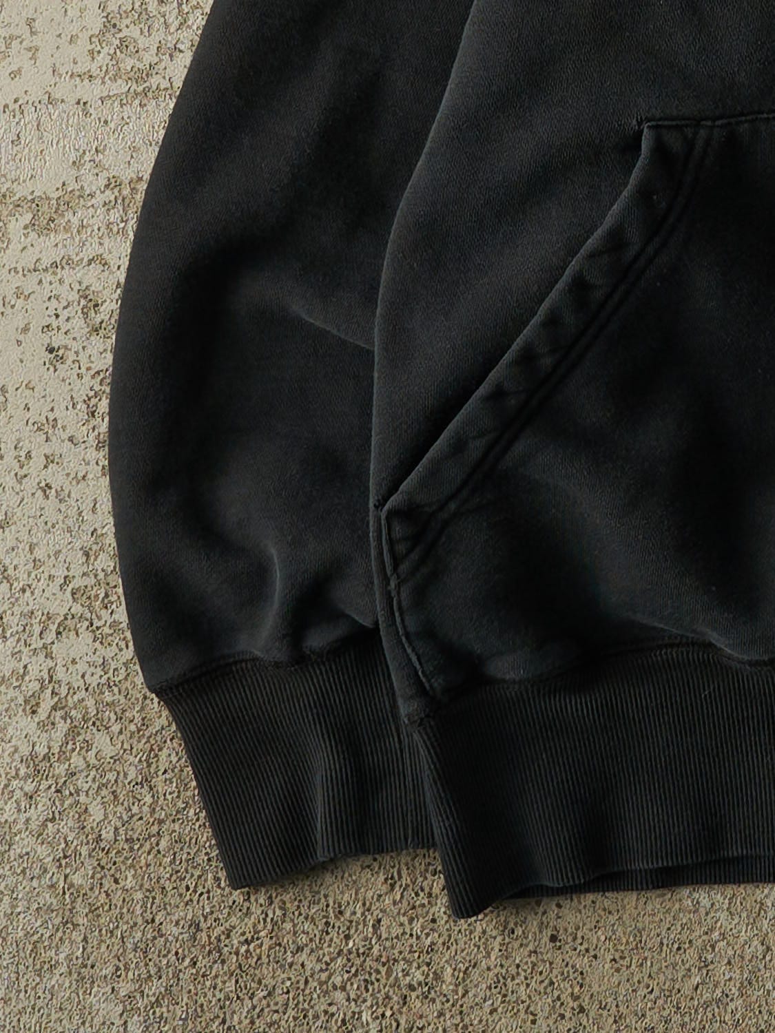 Vintage 08' Faded Black University of Alberta Hoodie (S/M)