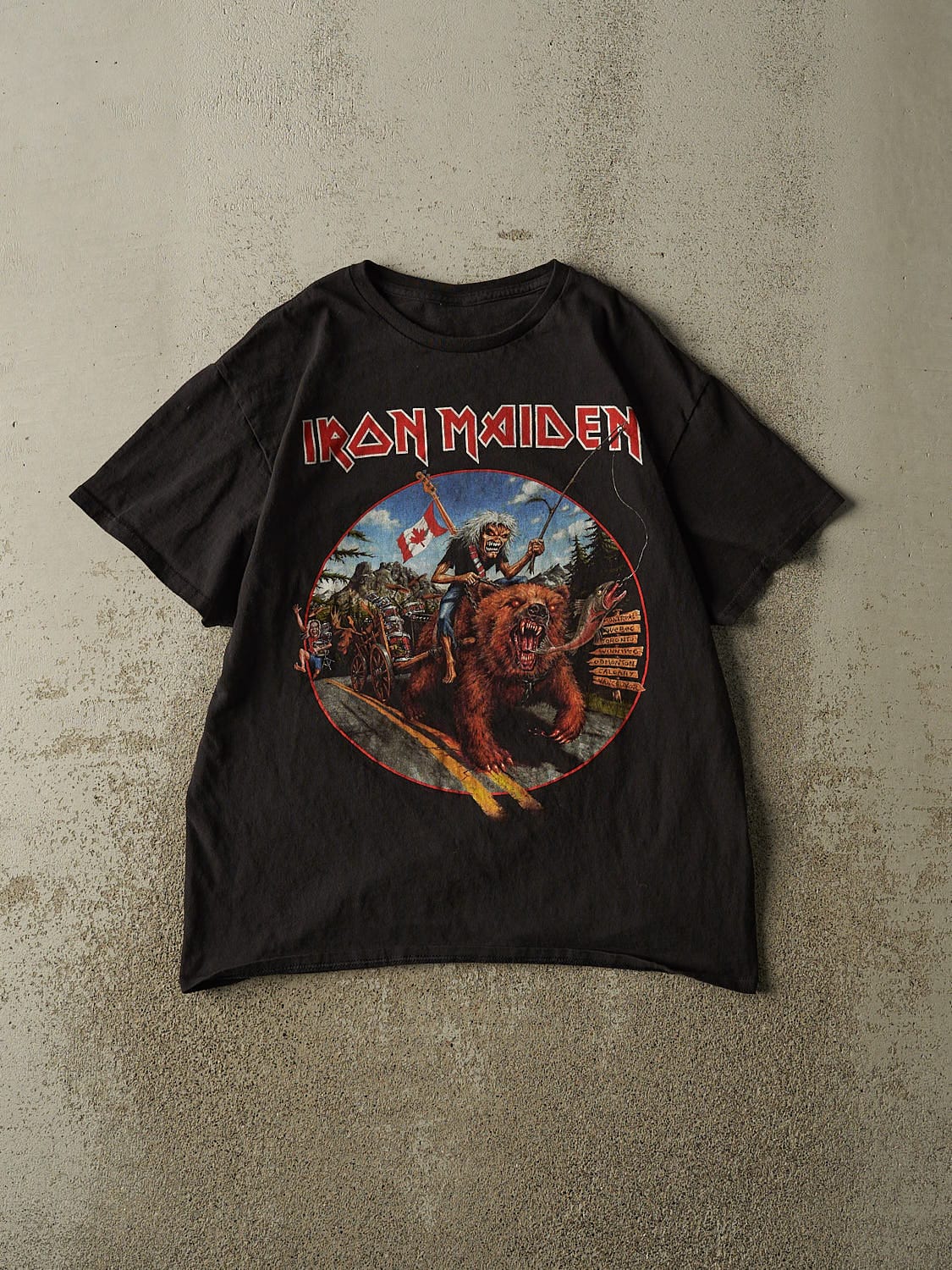 19' Black Iron Maiden Legacy of The Beast Tour Tee (M)