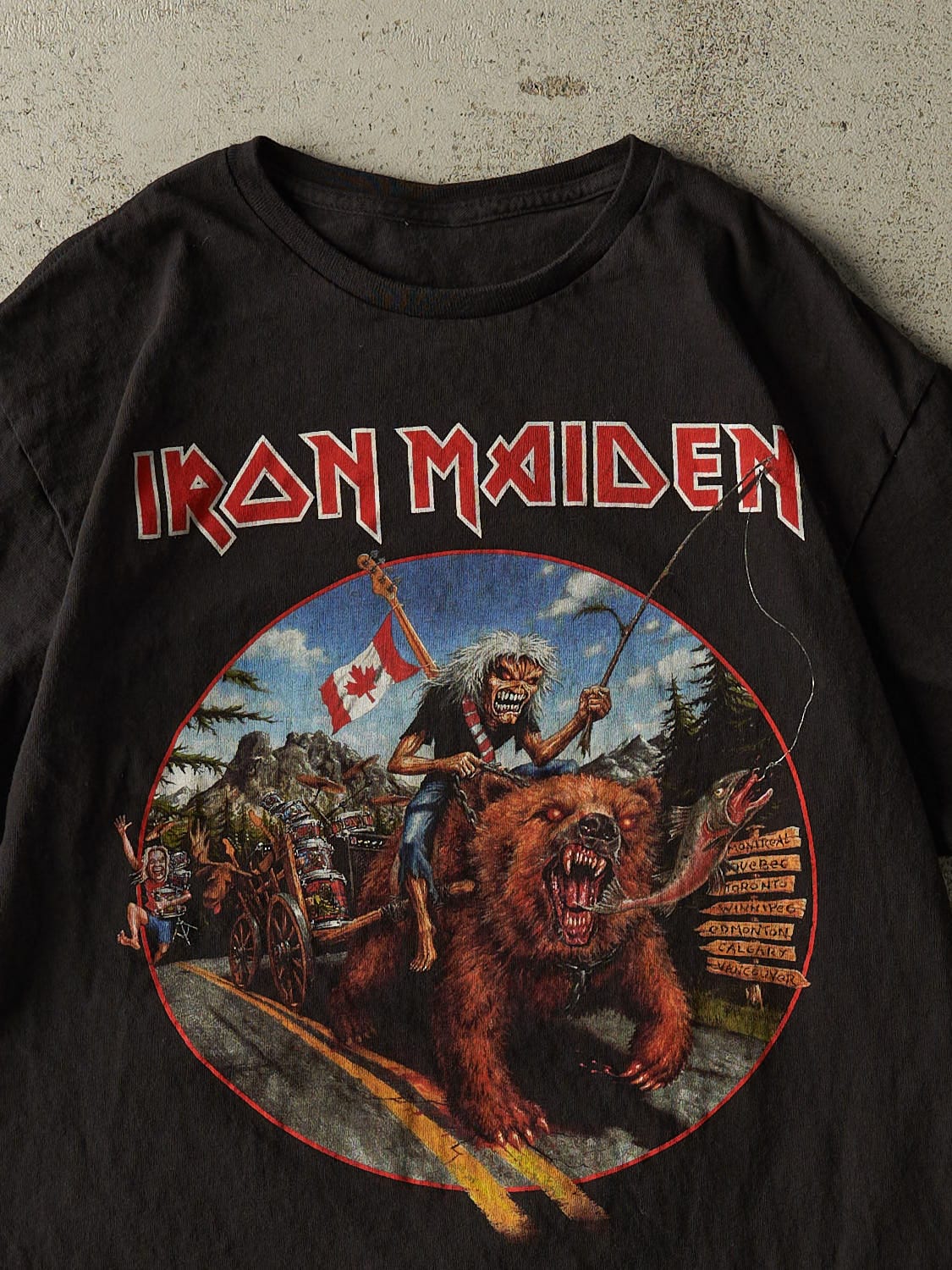 19' Black Iron Maiden Legacy of The Beast Tour Tee (M)