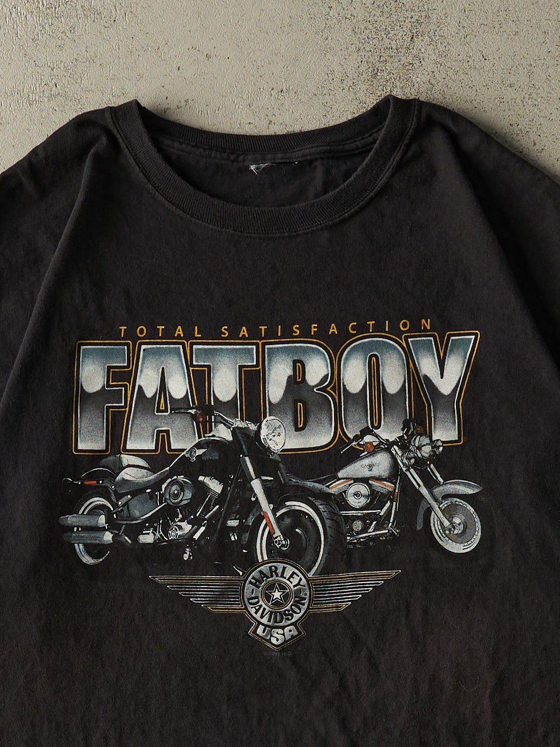 Vintage 11' Faded Black Harley Davidson Chatham-Kent Ontario Tee (XL)