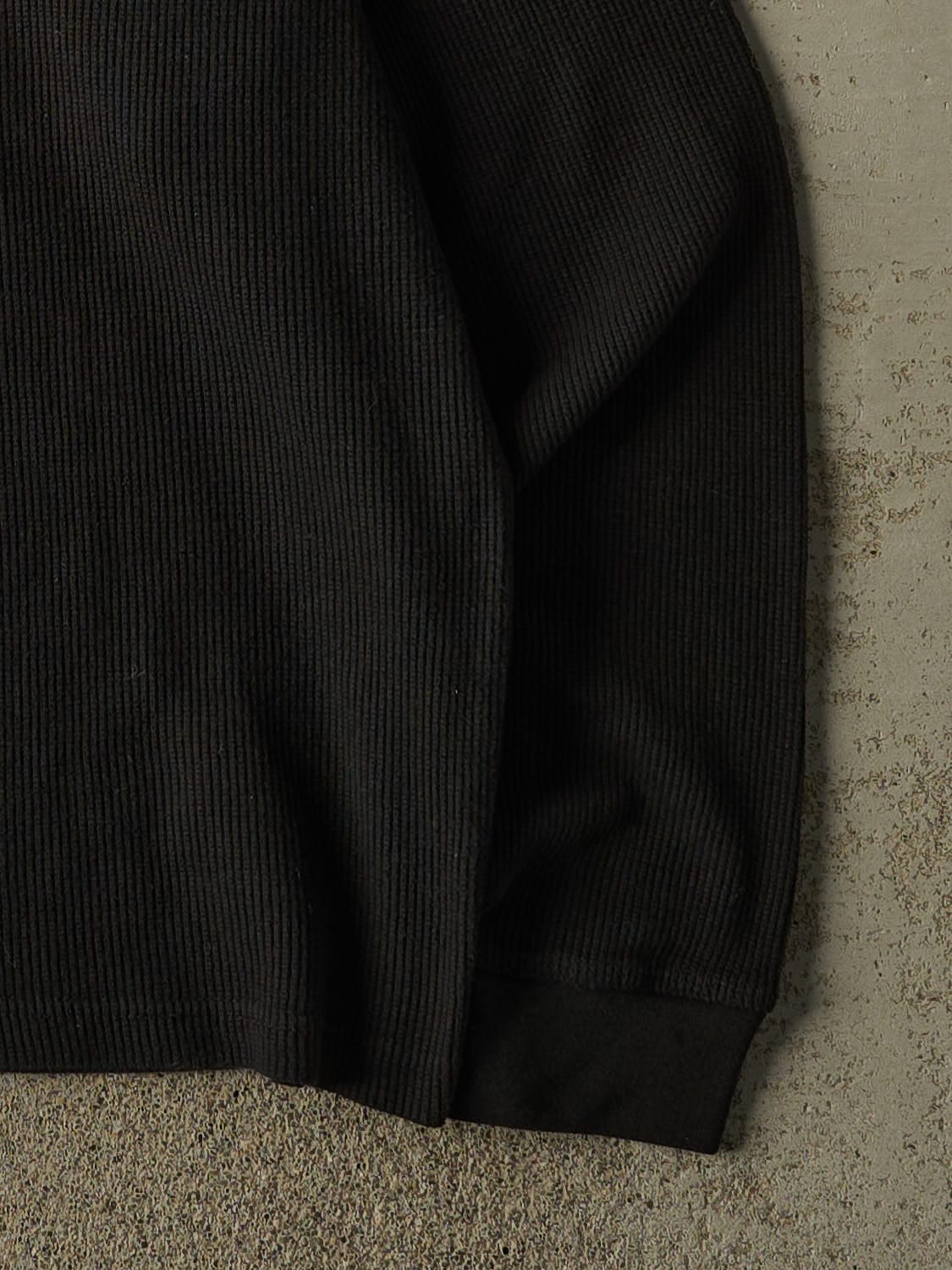 Vintage Y2K Black John Deere Thermal Long Sleeve (L/XL)