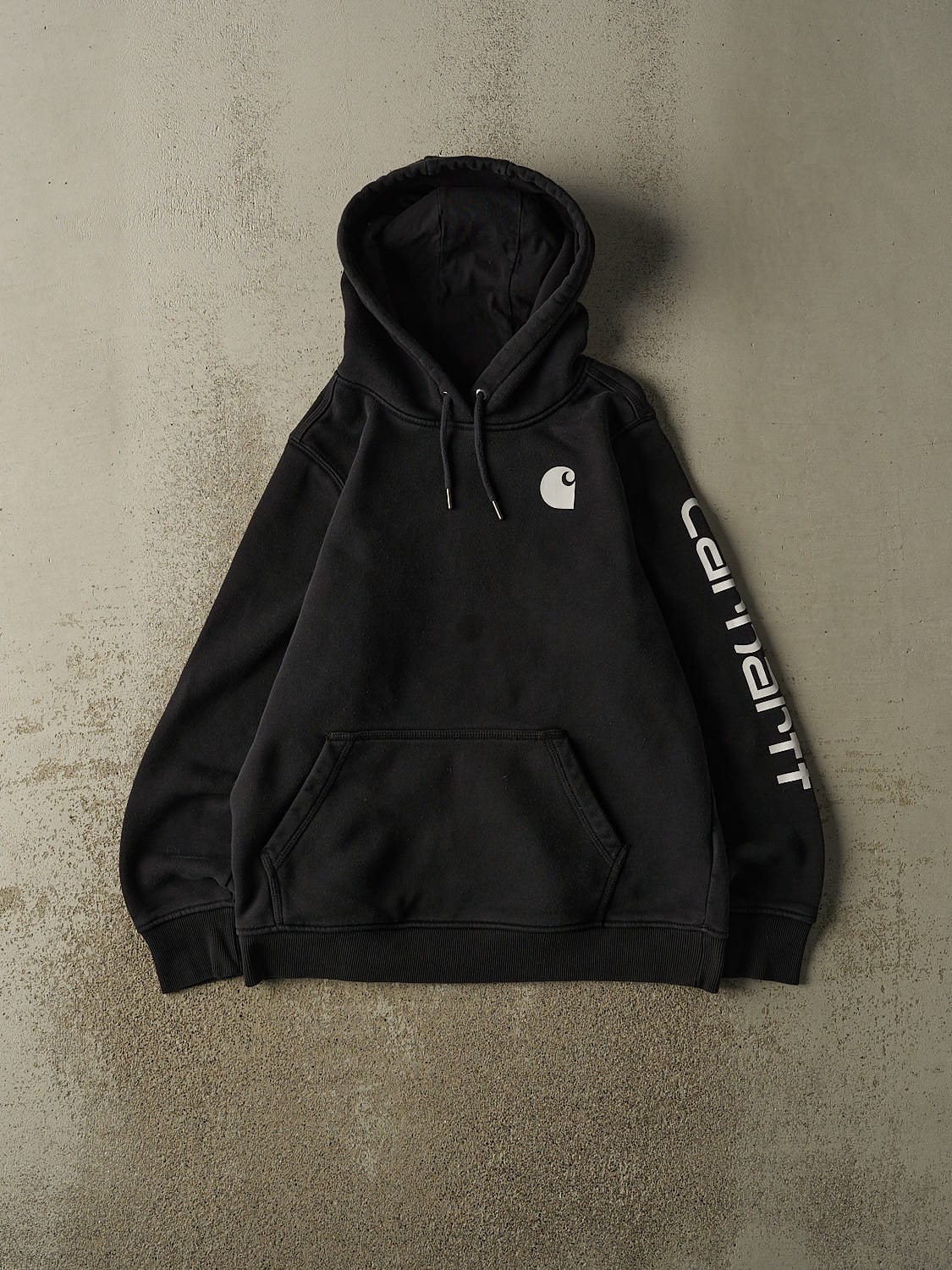 Vintage Y2K Black Carhartt Hoodie (M)