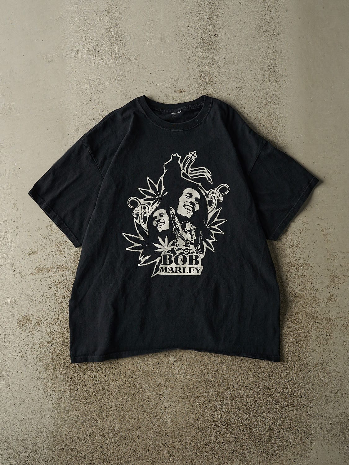 Vintage Y2K Black Bob Marley Tee (L)