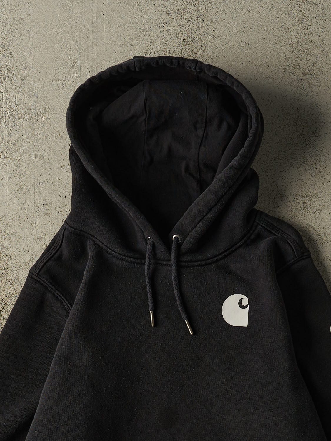Vintage Y2K Black Carhartt Hoodie (M)