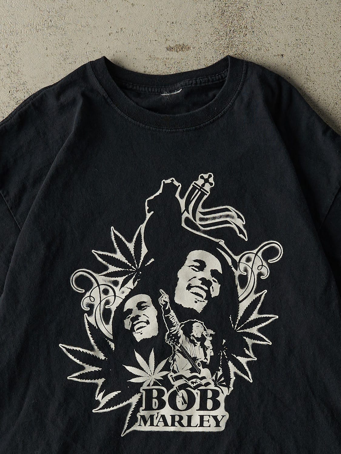 Vintage Y2K Black Bob Marley Tee (L)