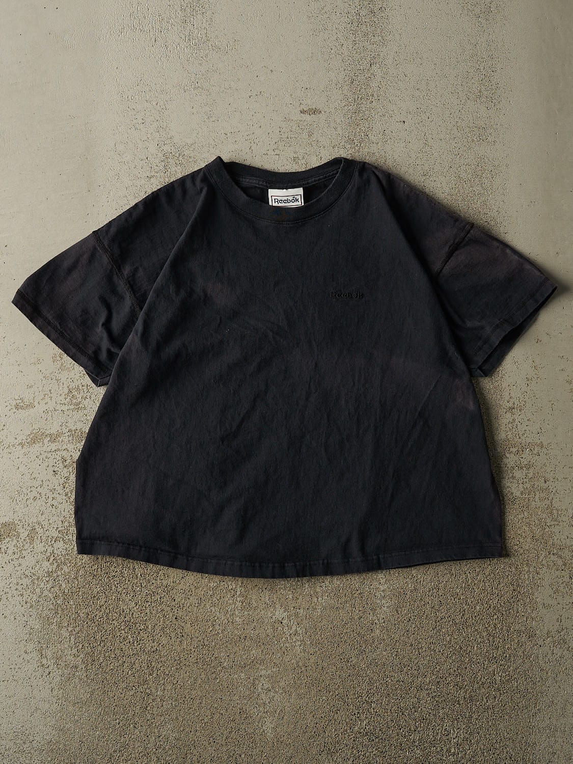 Vintage 90s Black Reebok Embroidered Tee (M)