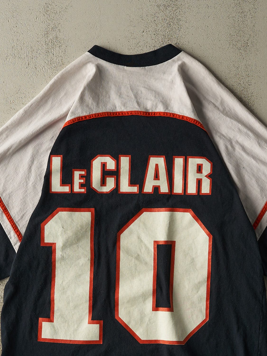Vintage 90s Black Philadelphia Flyers #10 Le Clair Jersey Tee (XXL)