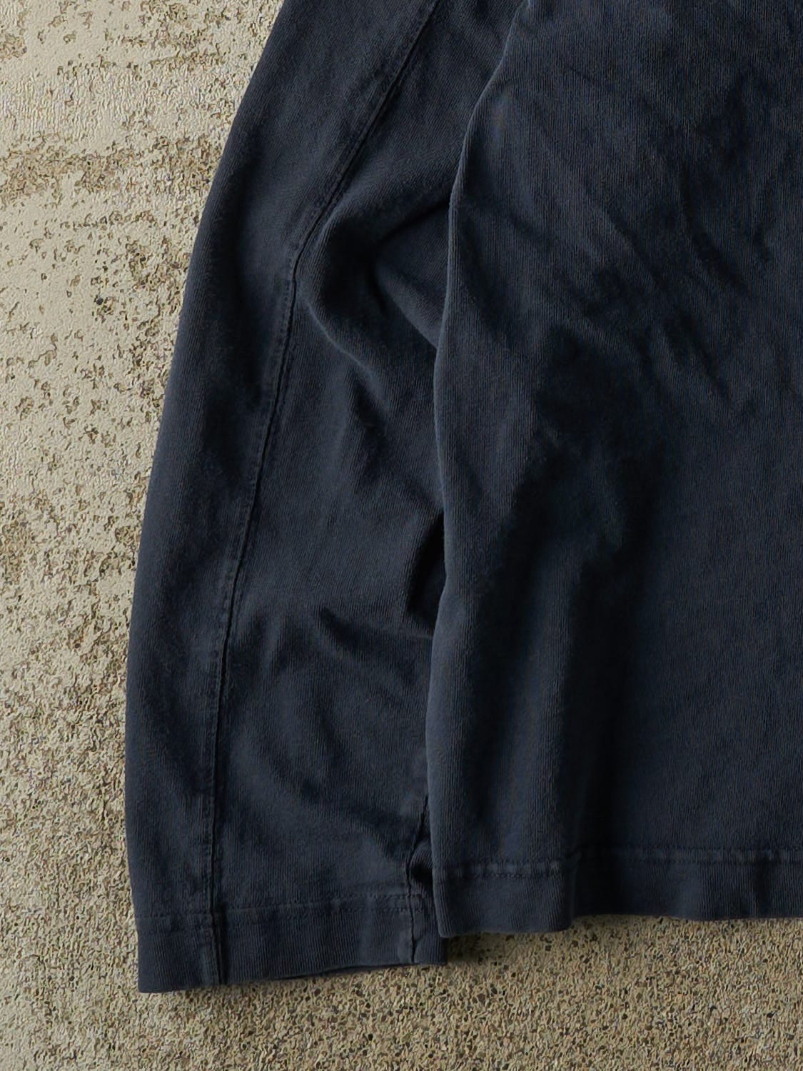 Vintage 90s Navy Blue Gap Striped Long Sleeve (M)