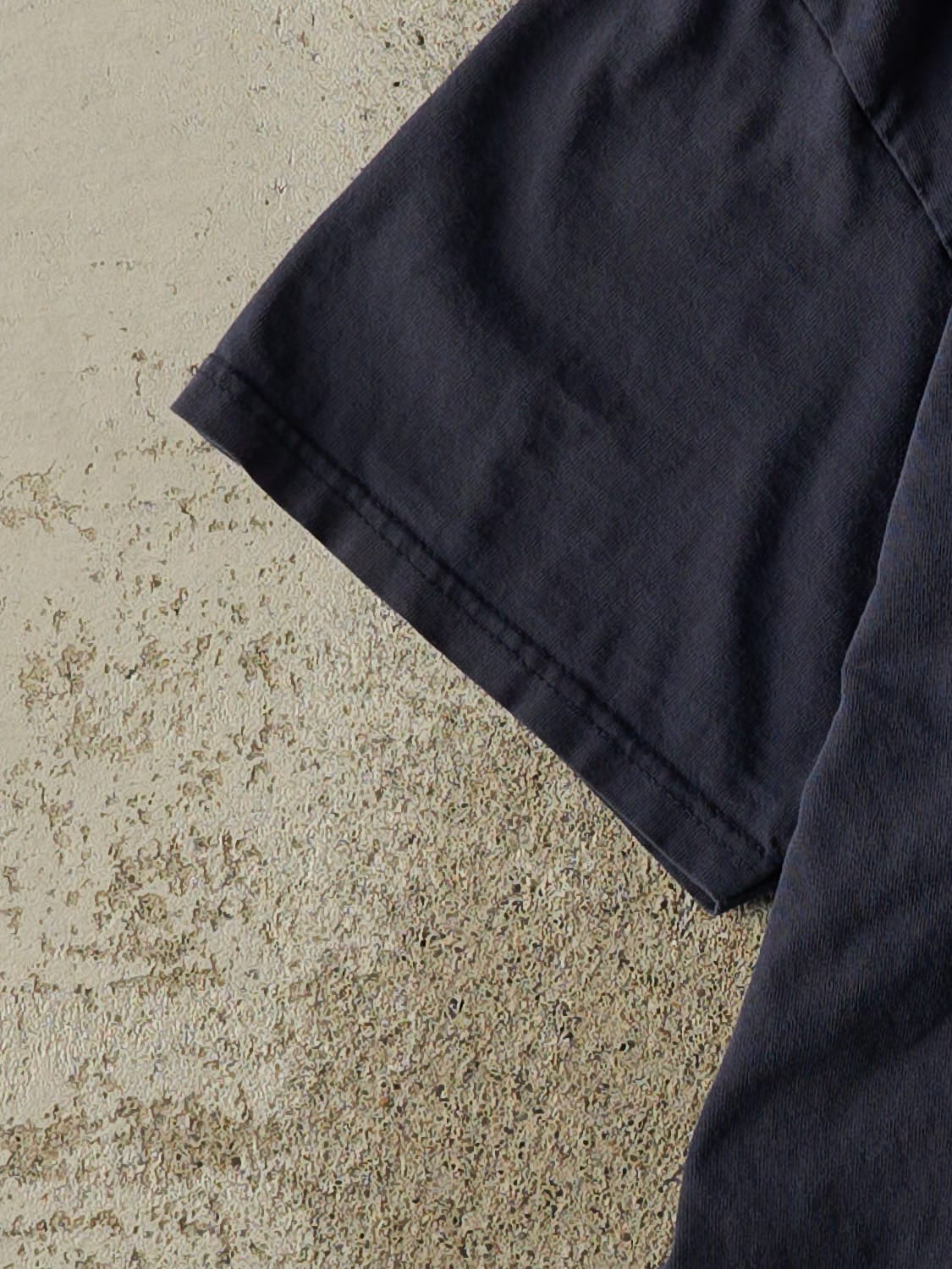 Vintage Y2K Navy Blue Tiempo Football Nike Tee (M)