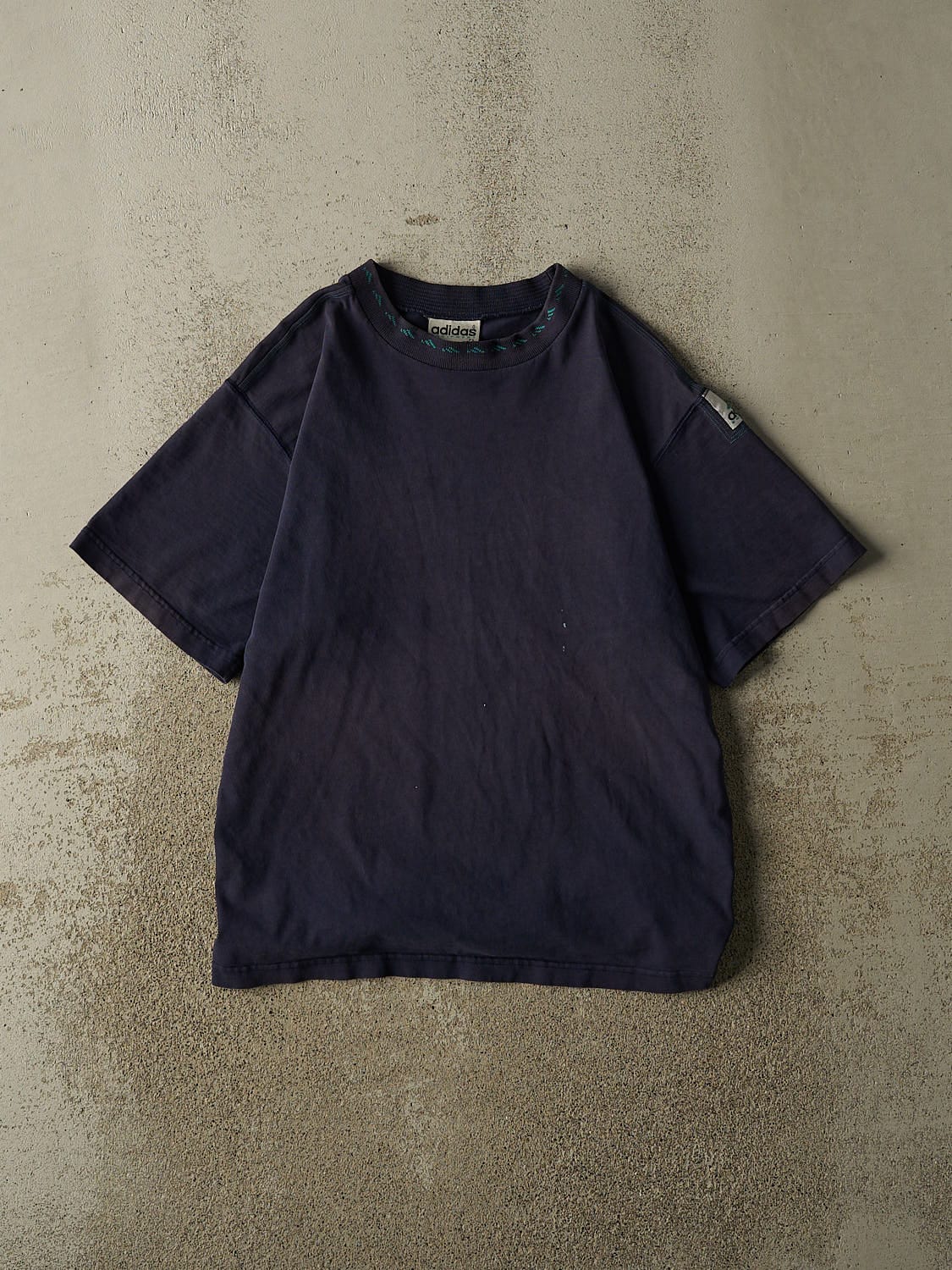 Vintage 80s Navy Blue Adidas Equipment Tee (M/L)